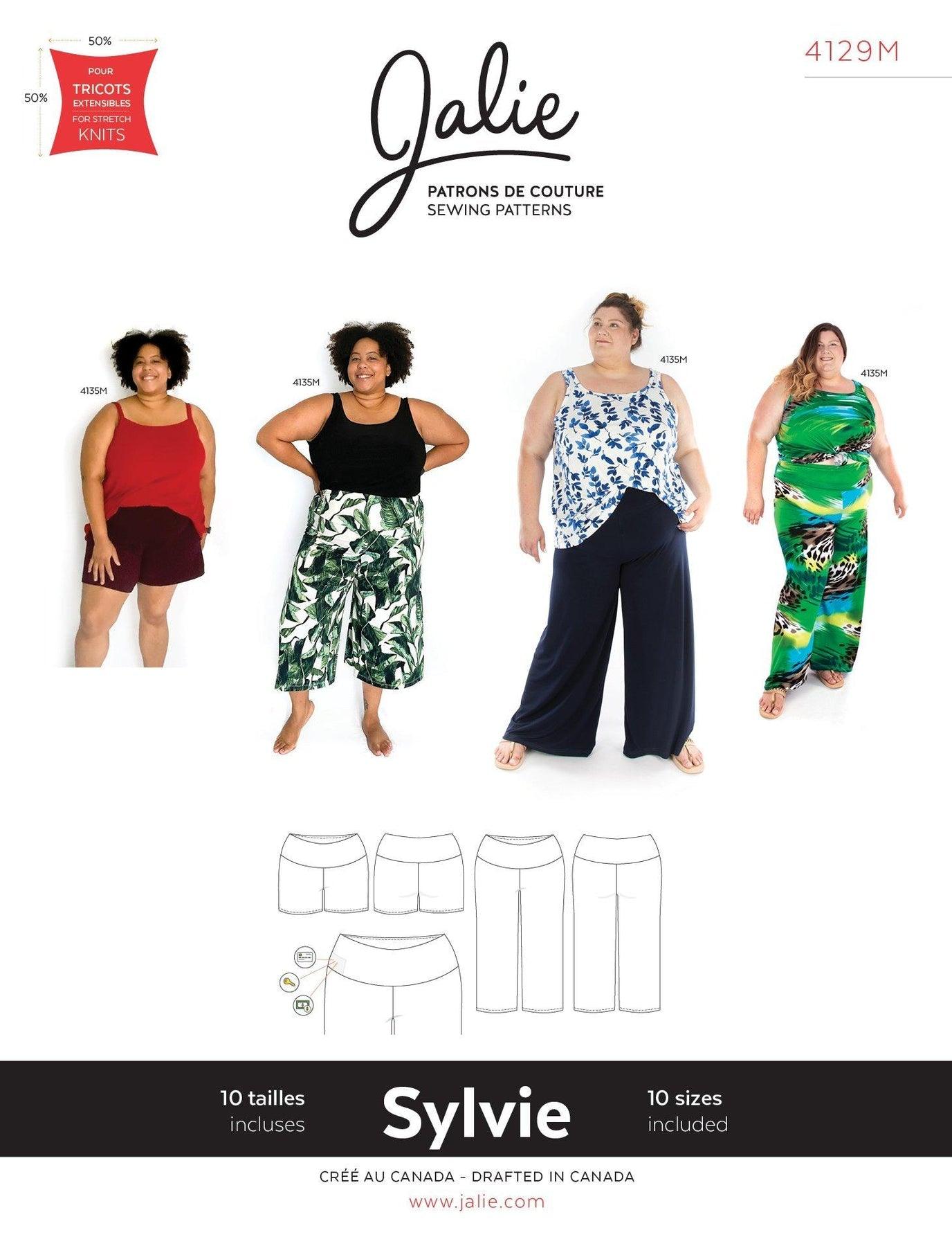 Sewing Pattern Jalie 3243 - Women's Pull-on Pants and Shorts